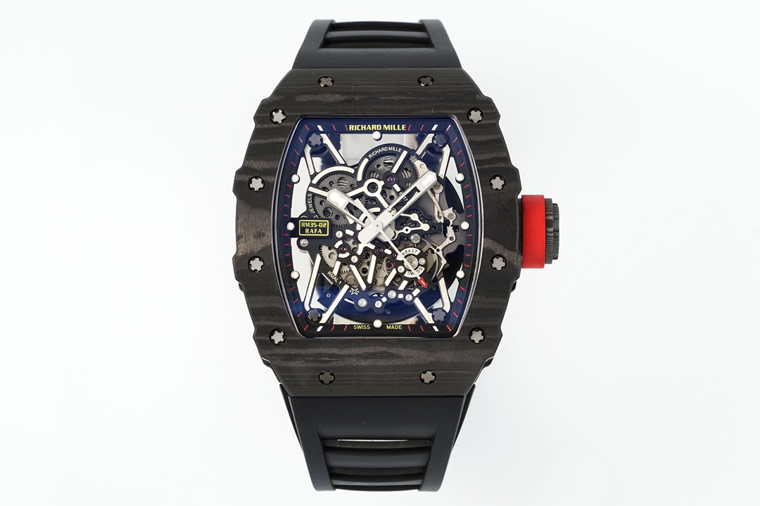 Richard Mille RM35-02 Rafael Nadal V3+ Carbon TPT Automatic · Limited 500pcs · Free Global Shipping