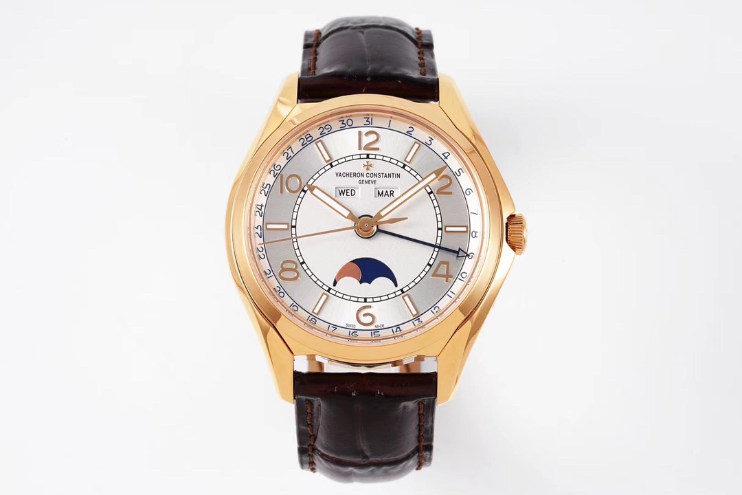 Father's Day 2025 Exclusive: Engravable Fiftysix Moon Phase Watch｜40mm Steel, Alligator Strap｜Duty-Free Global Delivery