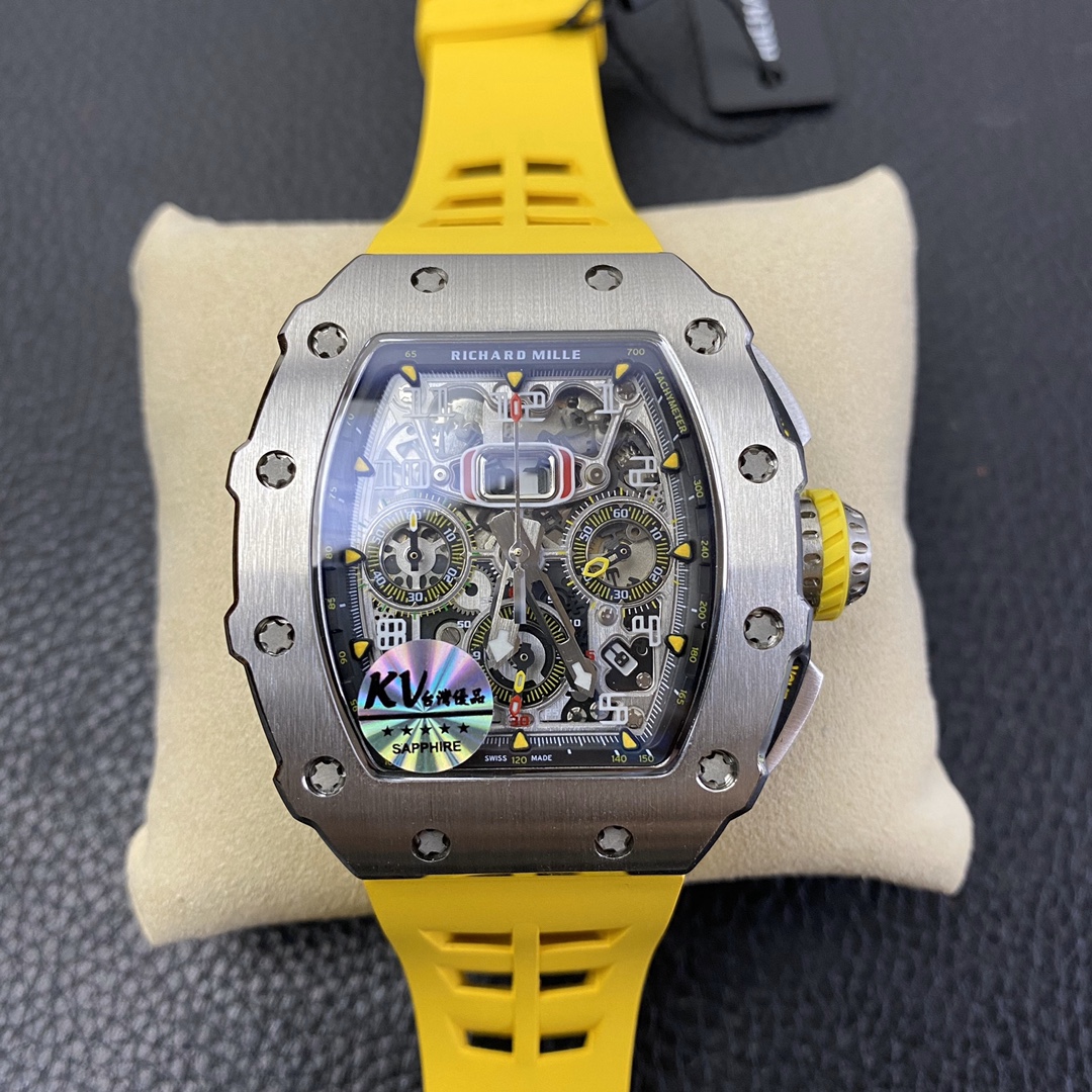 Authentic Richard Mille RM11-03 Limited Edition Skeleton Dial Unisex Watch - 50m Water Resistant