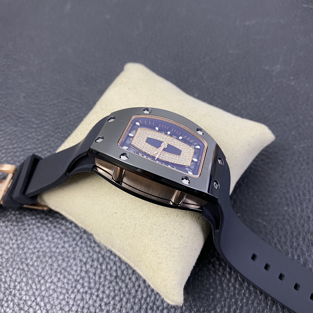 Richard Mille RM037 Ultraflat Automatic: NTPT Carbon & Quartz TPT®|Skeleton Dial|30m WR