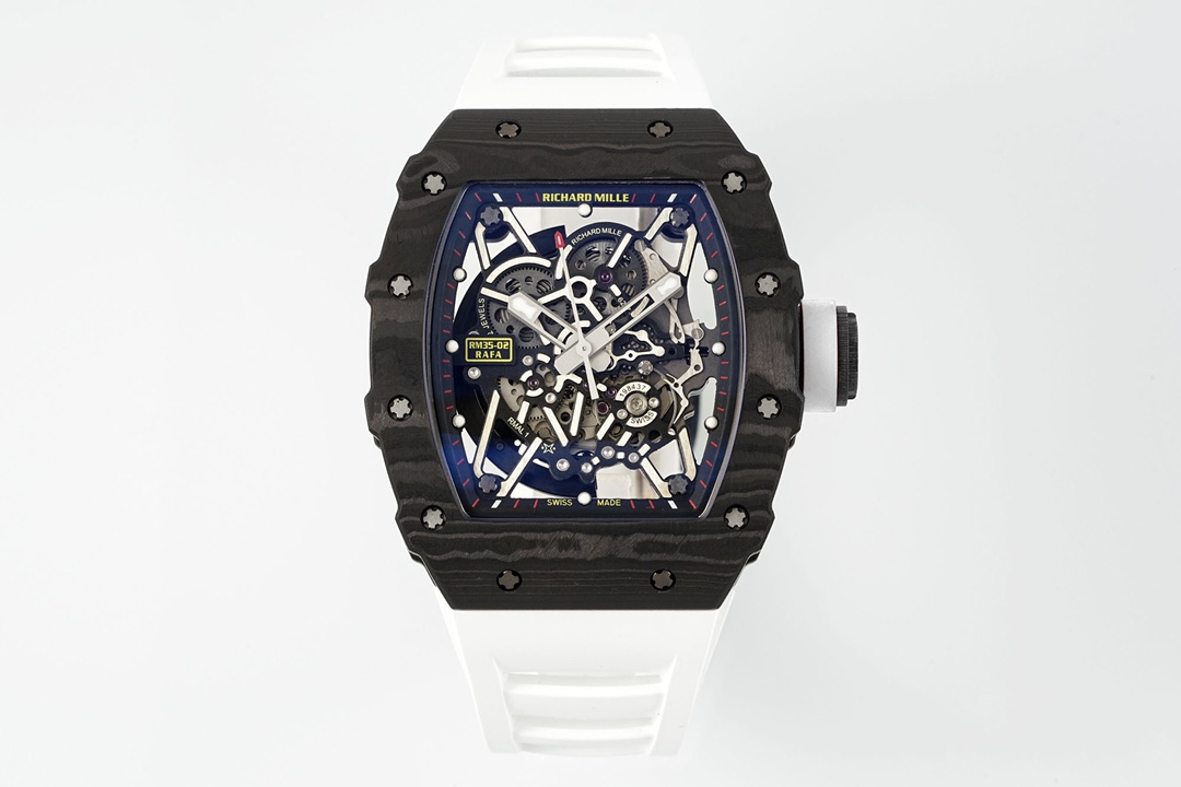 Ultra-Light RM35-02 V3+ Carbon TPT (38g) | Anti-Shock Tennis Watch | Duty-Free Global