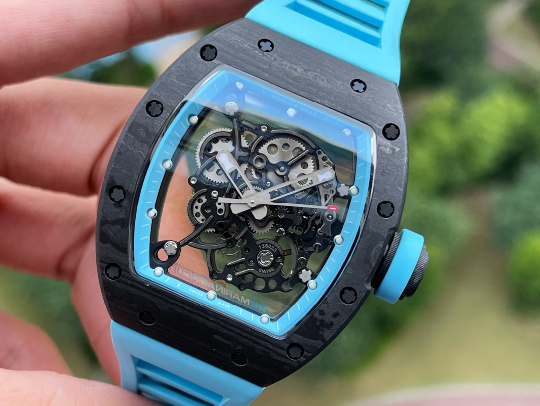 ［Limited 300pcs］Richard Mille RM055 NTPT Carbon｜Blockchain Authenticity｜Free Tax-Free Shipping