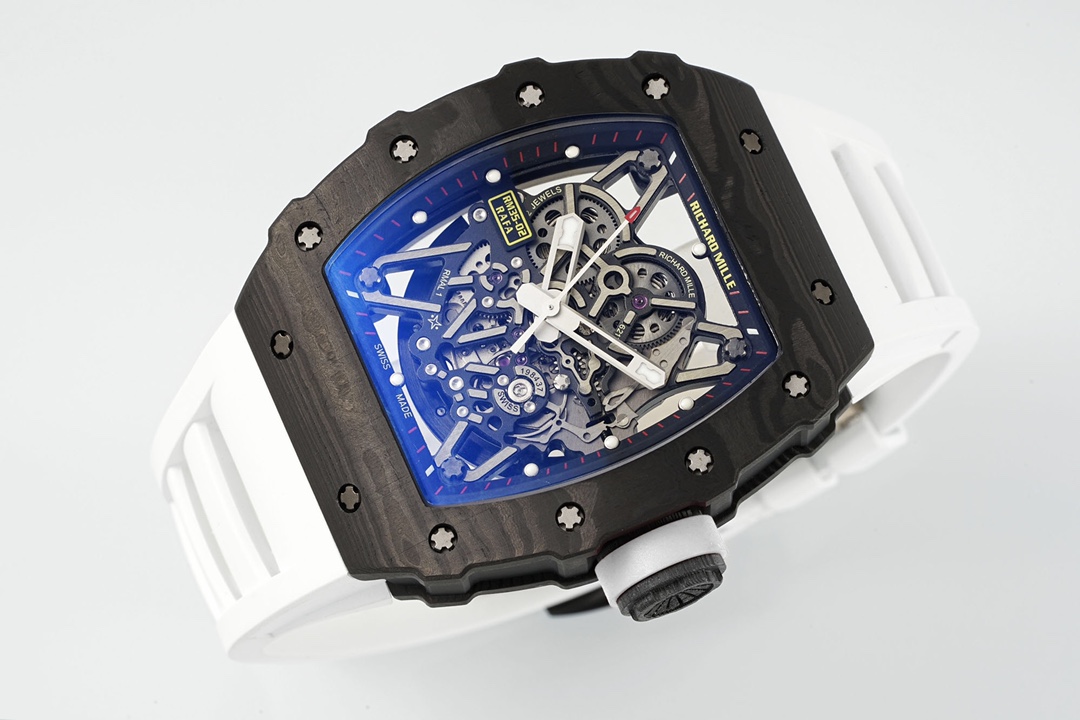 Ultra-Light RM35-02 V3+ Carbon TPT (38g) | Anti-Shock Tennis Watch | Duty-Free Global