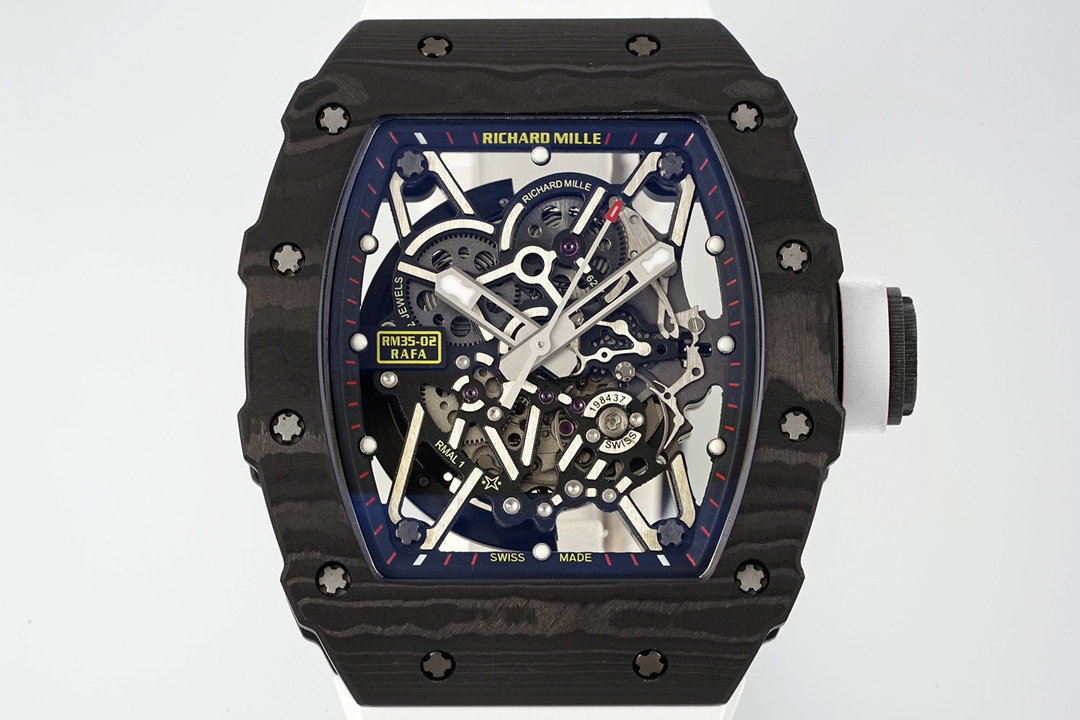 Ultra-Light RM35-02 V3+ Carbon TPT (38g) | Anti-Shock Tennis Watch | Duty-Free Global