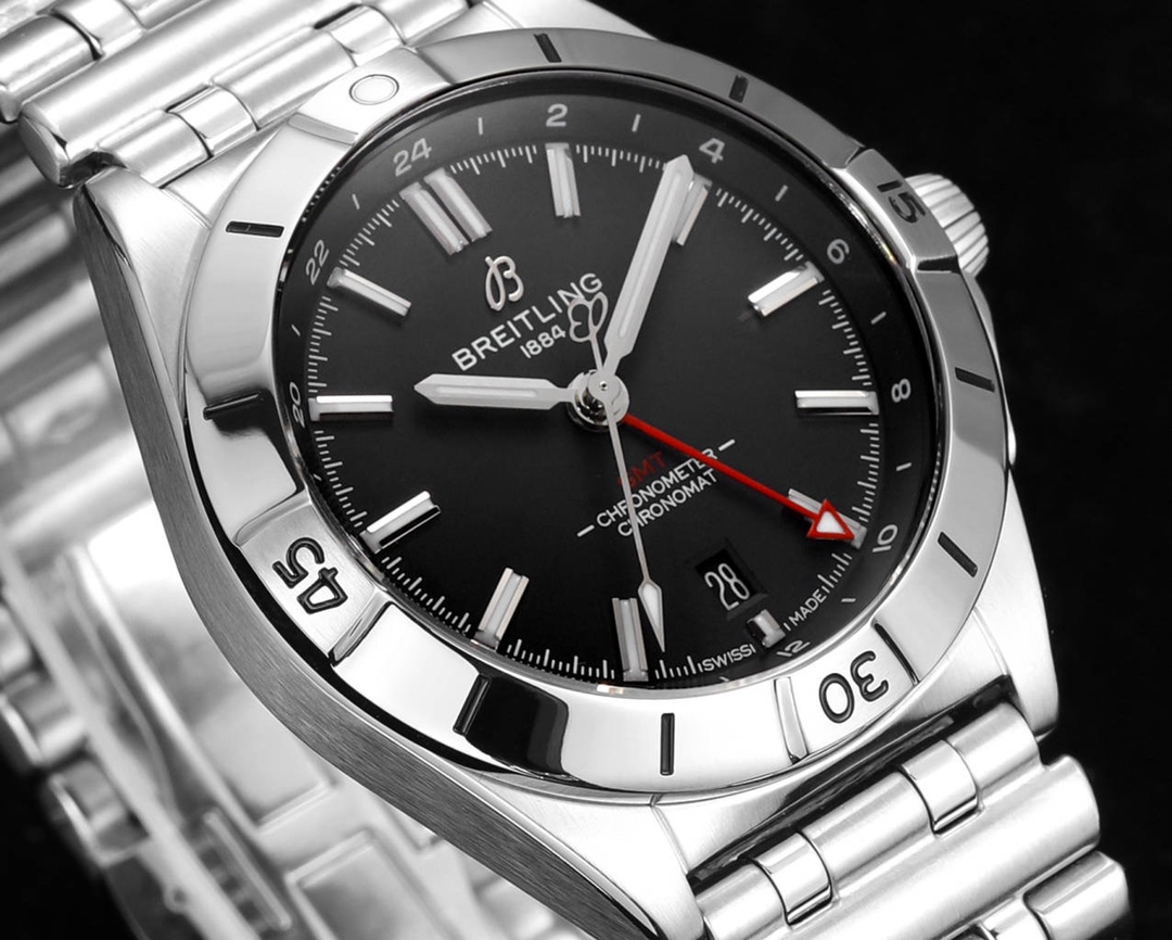 BREITLING Chronomat GMT 40 Automatic Men's Watch - Swiss Made Ref. A32398101M1A1