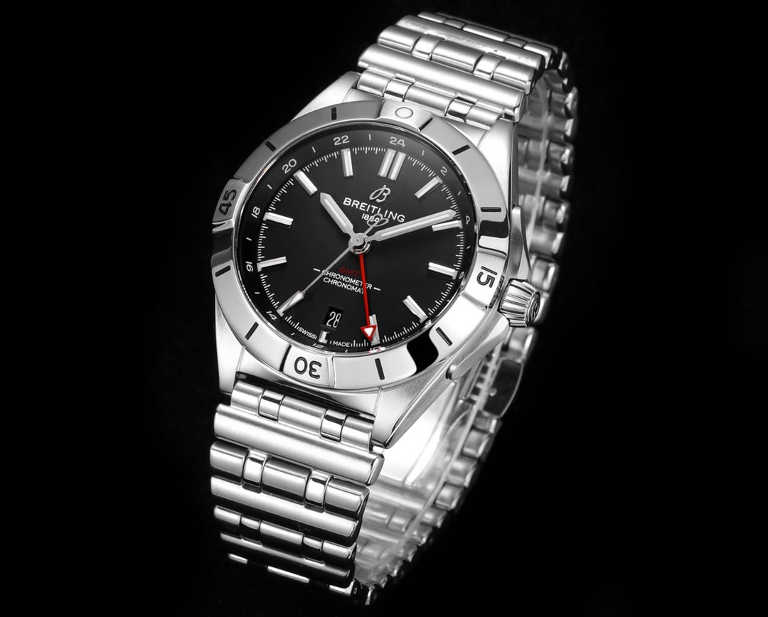 BREITLING Chronomat GMT 40 Automatic Men's Watch - Swiss Made Ref. A32398101M1A1