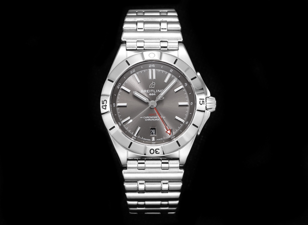 Dual Time Luxury Watch: BREITLING Chronomat 40 GMT Automatic | Model A32398101M1A1