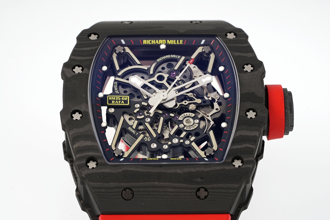 Richard Mille RM35-02 V3+ Rafael Nadal · Limited 500pcs · Free Insured Shipping