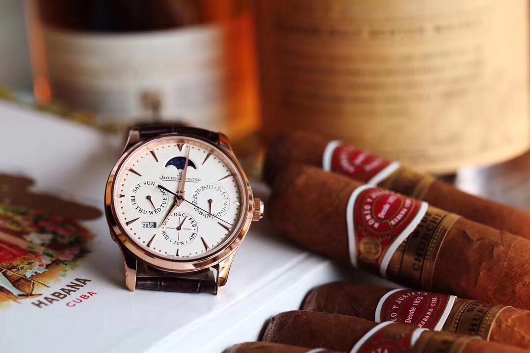 Jaeger-LeCoultre Master Ultra Thin Perpetual Calendar White Dial | Automatic Ref.130842J | Moonphase & Stainless Steel