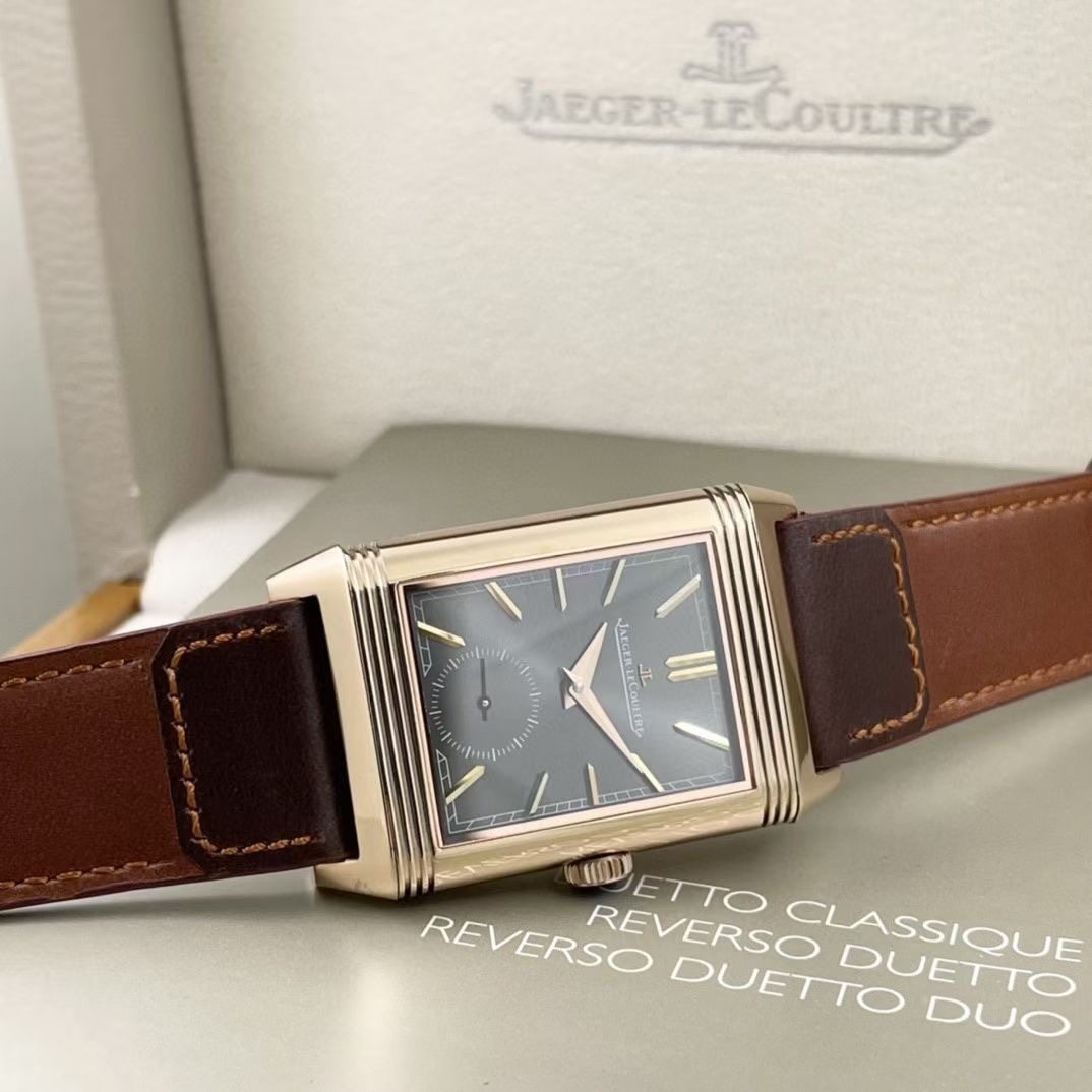 Jaeger-LeCoultre Reverso Classic Large Duoface Small Second Men's Luxury Watch