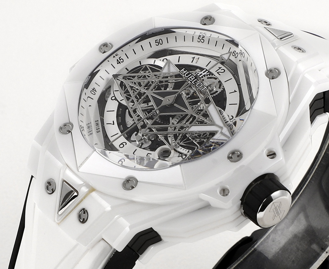 Artist Collab Exclusive: Hublot Sang Bleu II Magic Gold™ Ceramic | Unico HUB1240 | 45mm Hexagon