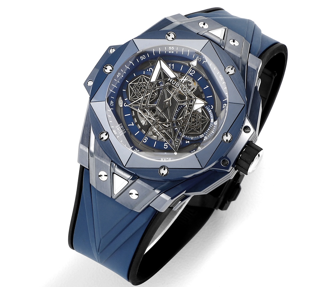 Hublot Big Bang Sang Bleu II Blue Ceramic | Limited Edition Hexagonal Artistry | Unisex Luxury Watch