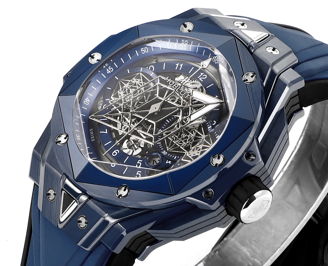 Hublot Big Bang Sang Bleu II Blue Ceramic | Limited Edition Hexagonal Artistry | Unisex Luxury Watch