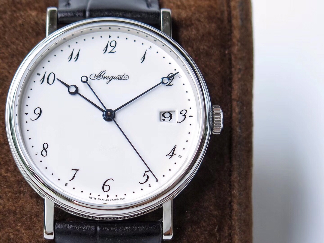 Breguet Classique 5177BB/12/9V6 Men's Manual Wind Watch | Swiss Haute Horlogerie, Silver Guilloché Dial,