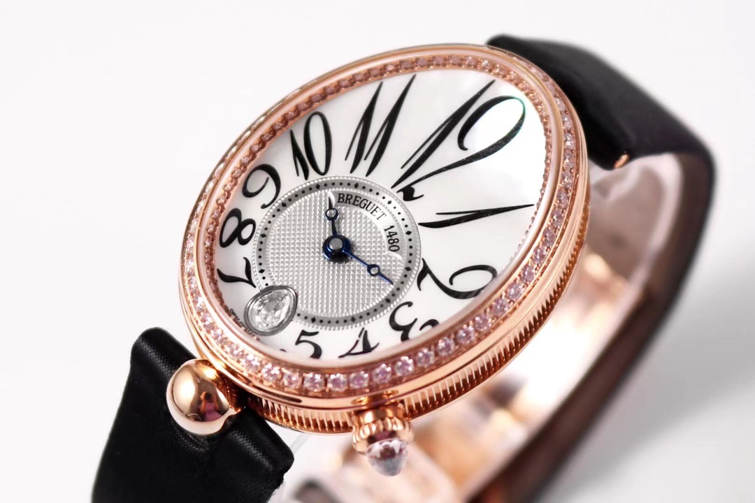 BREGUET Reine de Naples V2 Ultimate Edition | 5.5mm Diamond Bezel & Patented Moonphase+