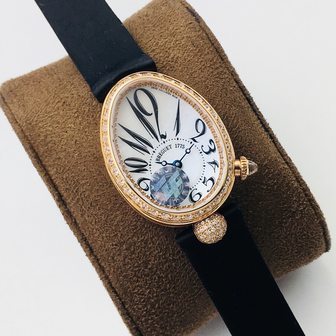 Breguet Reine de Naples 8918BR | 5.2mm Pear-Cut Diamond Bezel & Moonphase+™ | 2025 Ultimate Edition