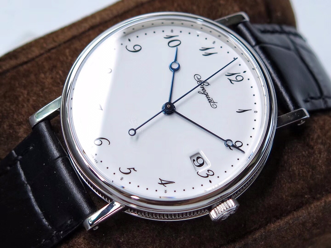 Breguet Classique 5177BB/12/9V6 Men's Manual Wind Watch | Swiss Haute Horlogerie, Silver Guilloché Dial,
