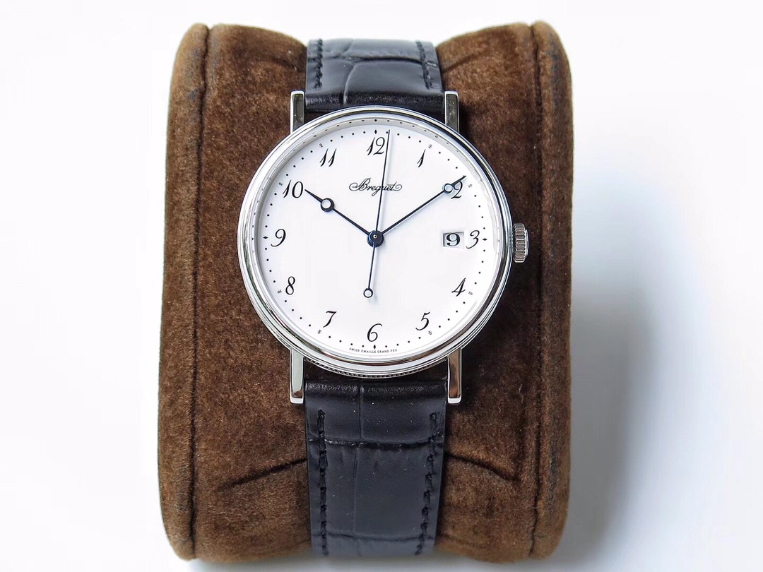Breguet Classique 5177BB/12/9V6 Men's Manual Wind Watch | Swiss Haute Horlogerie, Silver Guilloché Dial,