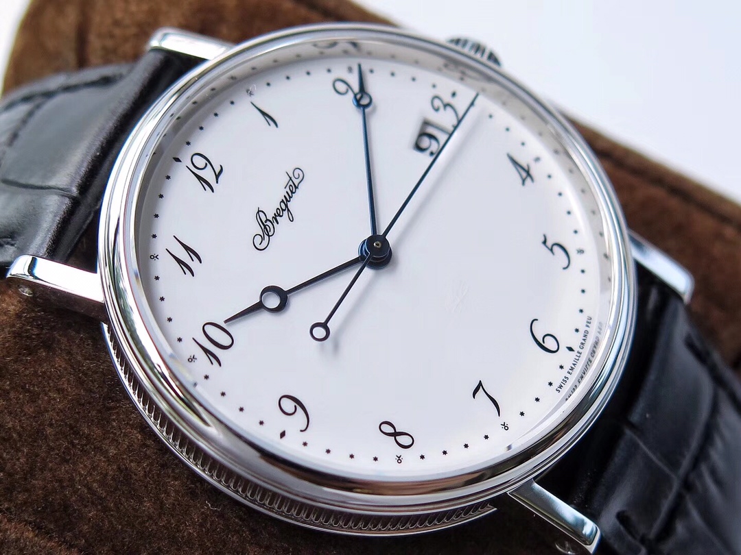 Breguet Classique 5177BB/12/9V6 Men's Manual Wind Watch | Swiss Haute Horlogerie, Silver Guilloché Dial,