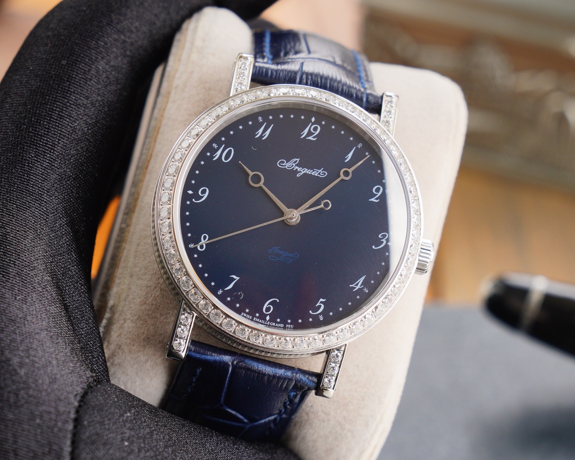 Breguet 5177BB Blue Enamel Chronometer | COSC (-1/+3s/d), Handcrafted 60hr, Sapphire Caseback