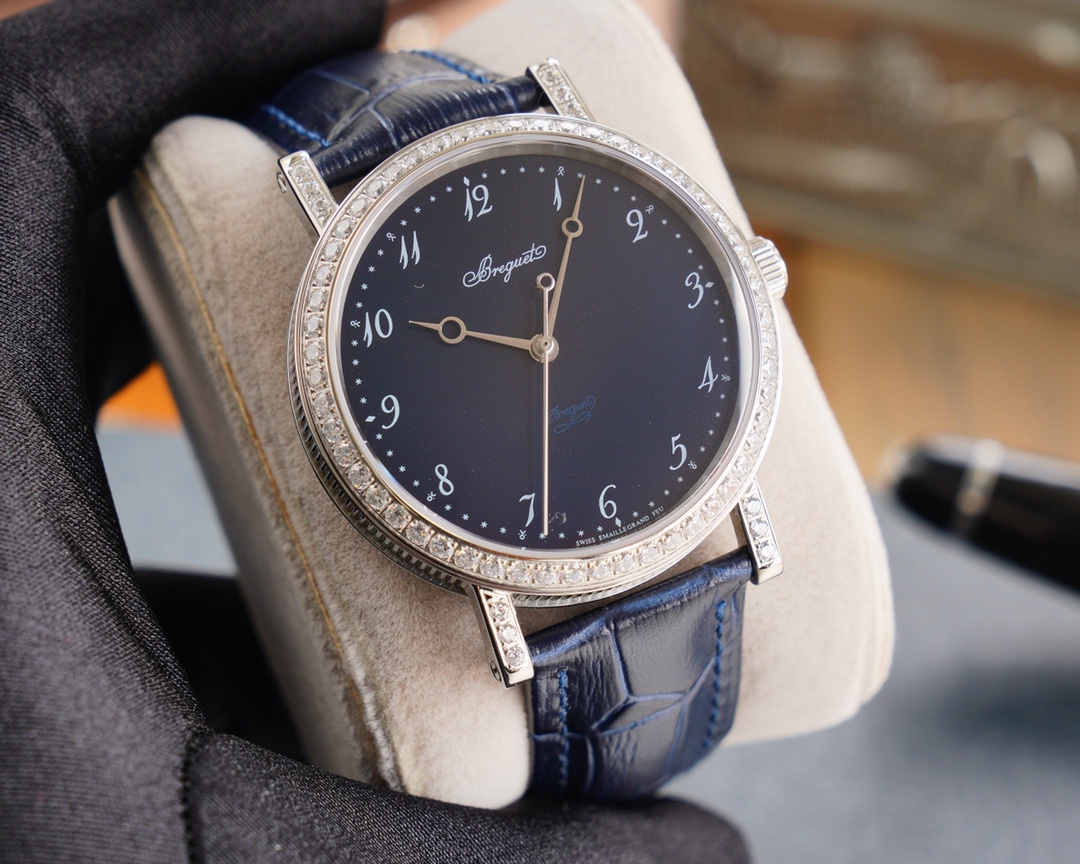 Breguet 5177BB Blue Enamel Chronometer | COSC (-1/+3s/d), Handcrafted 60hr, Sapphire Caseback