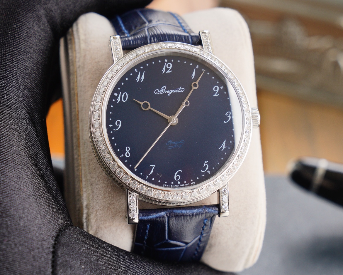 Breguet 5177BB Blue Enamel Chronometer | COSC (-1/+3s/d), Handcrafted 60hr, Sapphire Caseback