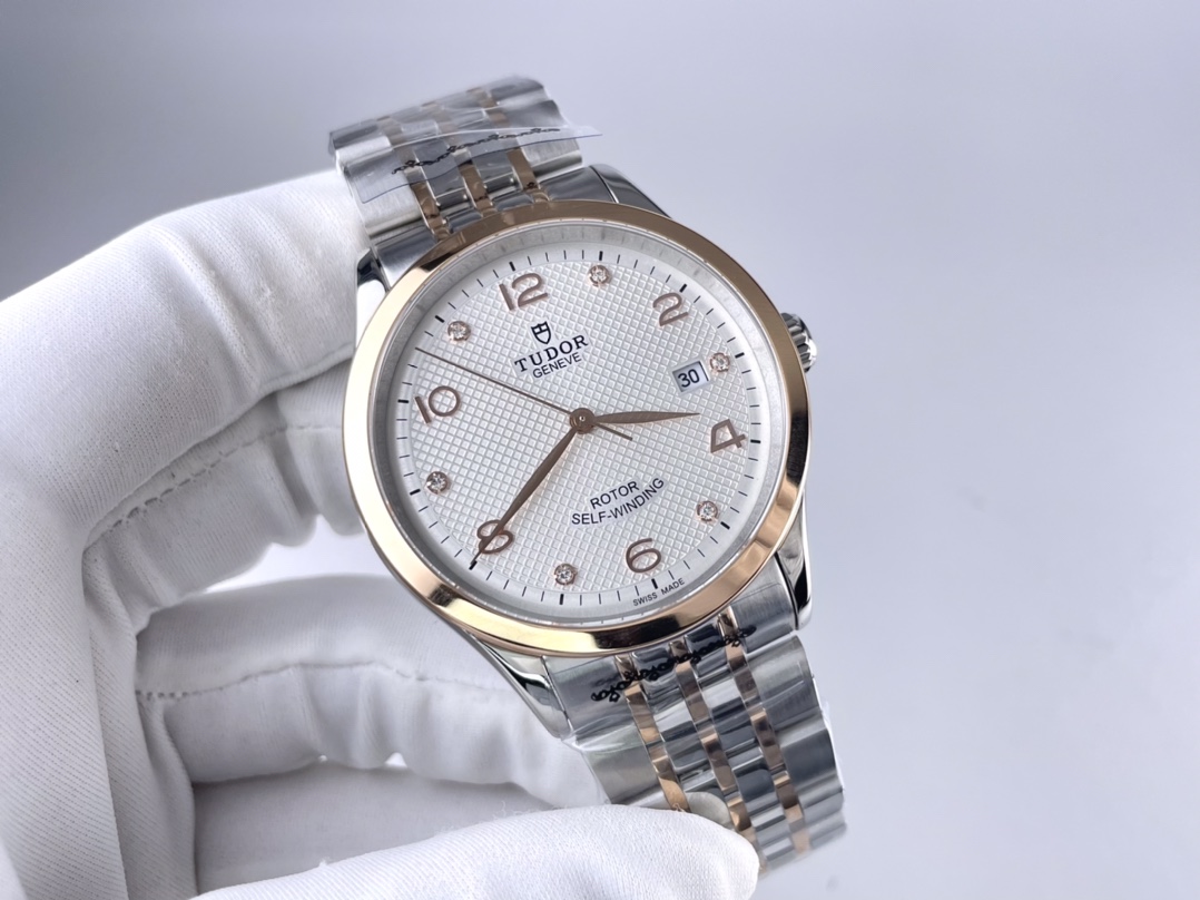 Tudor 1926 28mm Two-Tone | Miyota 8215 Movement, Diamond Markers, Summer Wedding Gift + Free Engraving