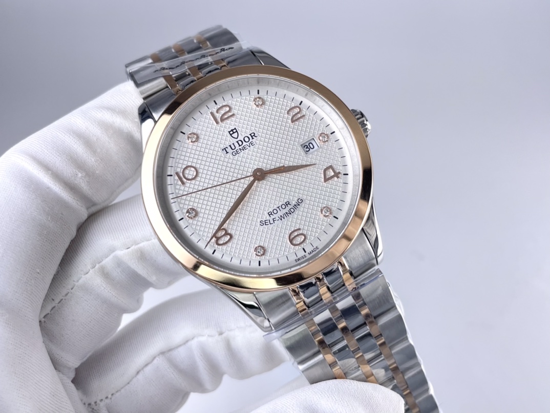 Tudor 1926 28mm Two-Tone | Miyota 8215 Movement, Diamond Markers, Summer Wedding Gift + Free Engraving