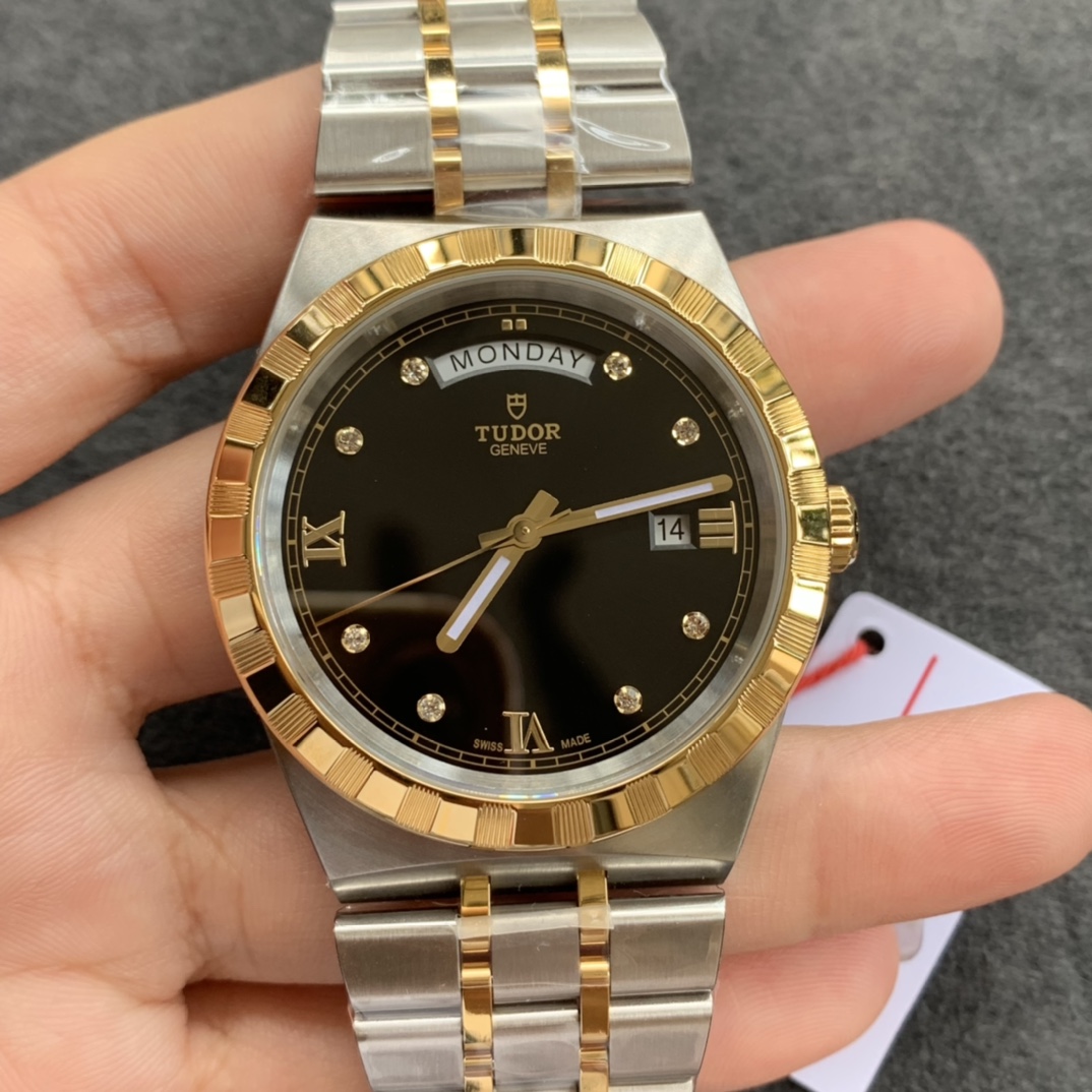 Tudor Royal 41mm Men's Watch - Swiss Automatic Date Silver Dial | Free Global Shipping