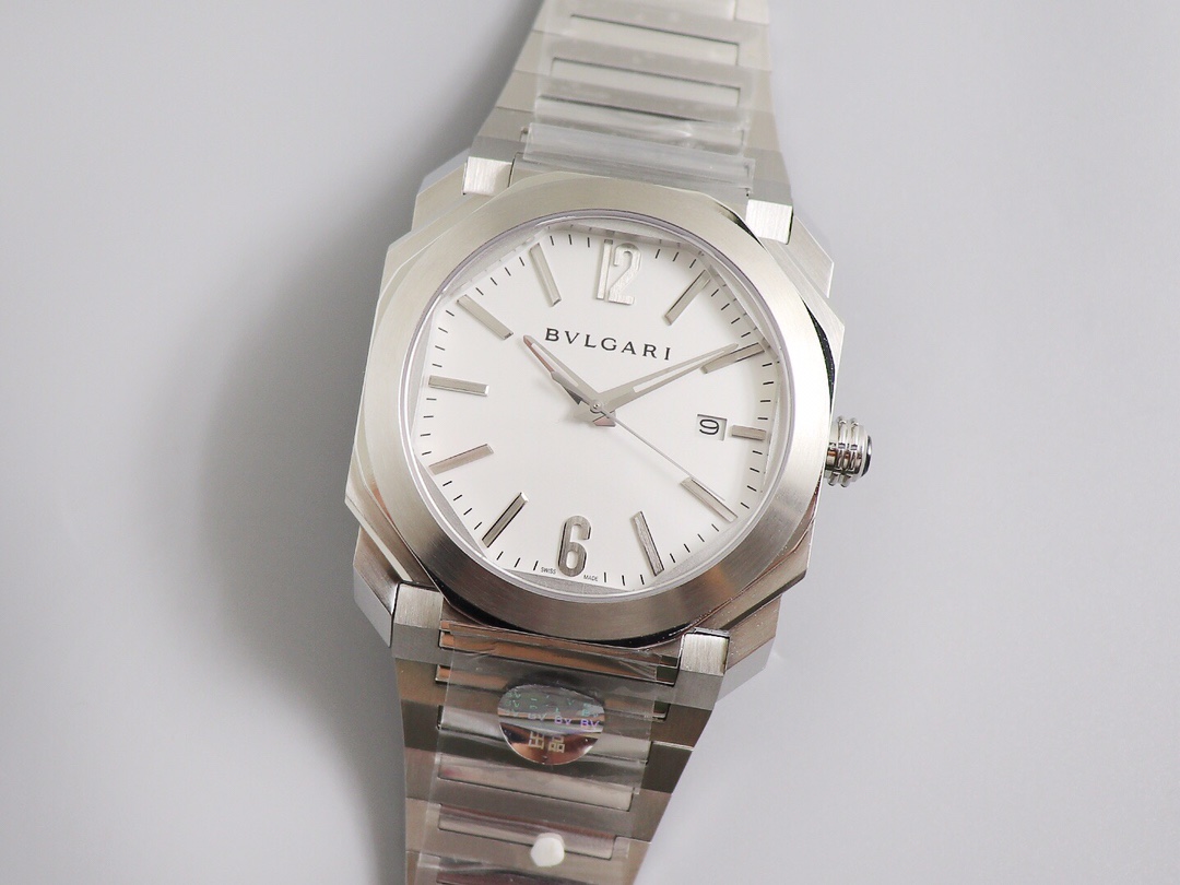 2025 NEW: Premium BVLGARI OCTO Men's Luxury Watch - Ultra-Thin Automatic, High-End Replica Titanium Bracelet