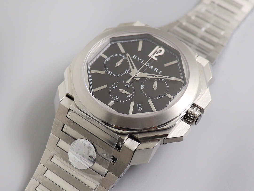 NEW RELEASE 2025: Premium BVLGARI OCTO Men's Luxury Watch - Ultra-Thin Automatic Movement, High-End Replica Titanium Chronograph