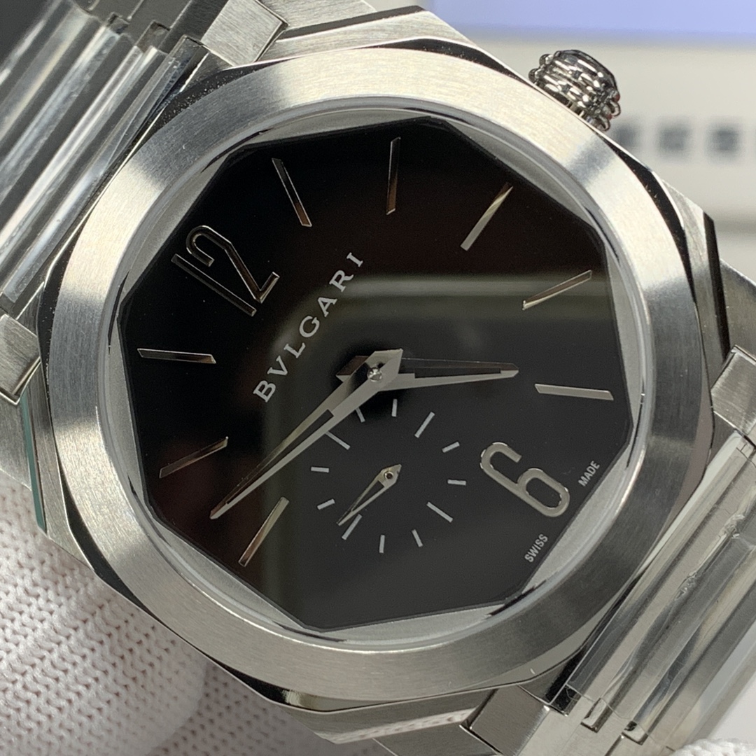 Bvlgari Octo Finissimo 103297 Ultra-Thin Automatic - 110-Facet Titanium, Swiss Made 2025 Luxury Men's Watch