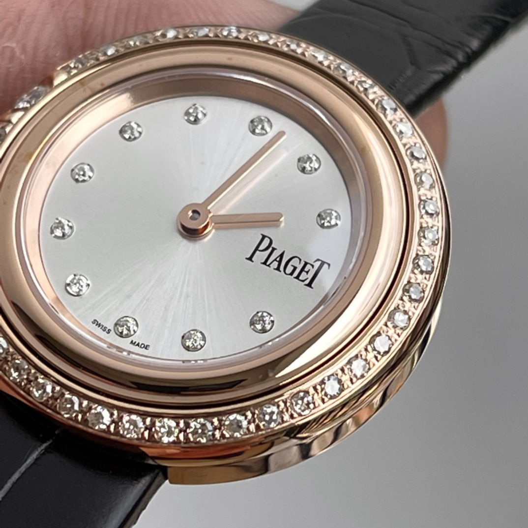 Play of Light: Piaget Happy Diamonds Floating Gemstones Watch - 18K White Gold & Diamond Bezel