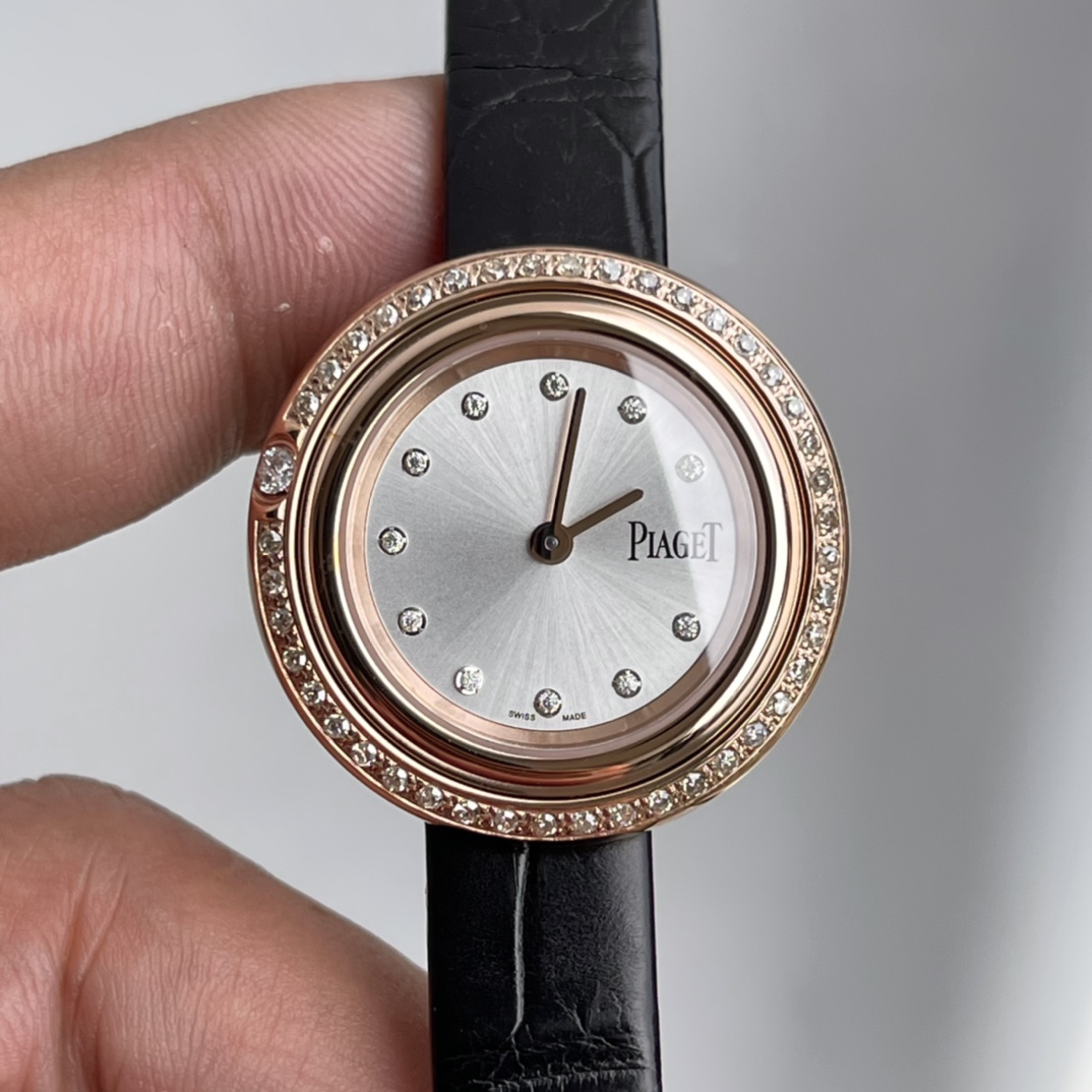 Play of Light: Piaget Happy Diamonds Floating Gemstones Watch - 18K White Gold & Diamond Bezel