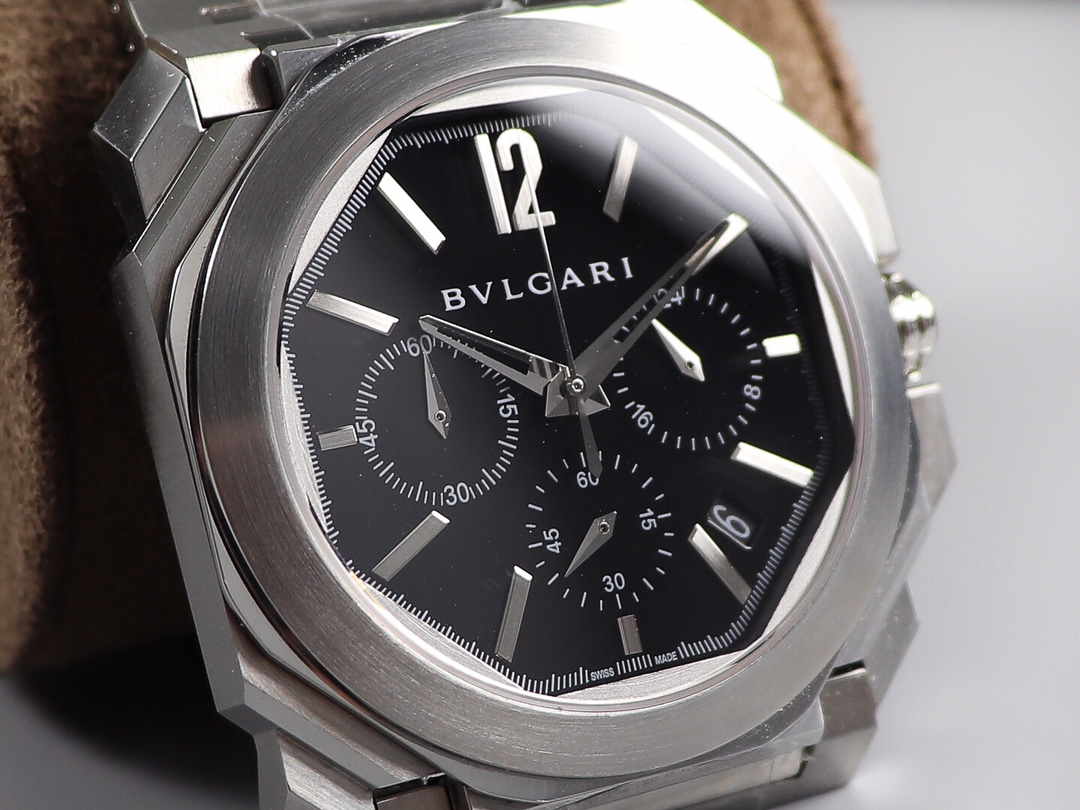 NEW RELEASE 2025: Premium BVLGARI OCTO Men's Luxury Watch - Ultra-Thin Automatic Movement, High-End Replica Titanium Chronograph