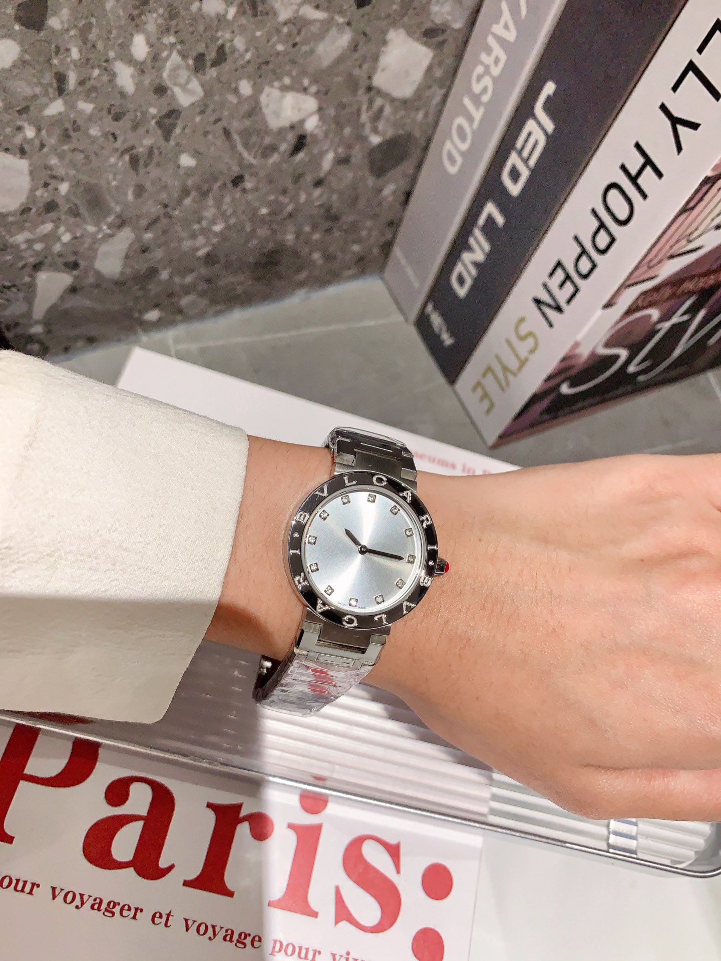 BVLGARI Quartz Watch for Women - Slim Rose Gold Stainless Steel | Free Global Shipping