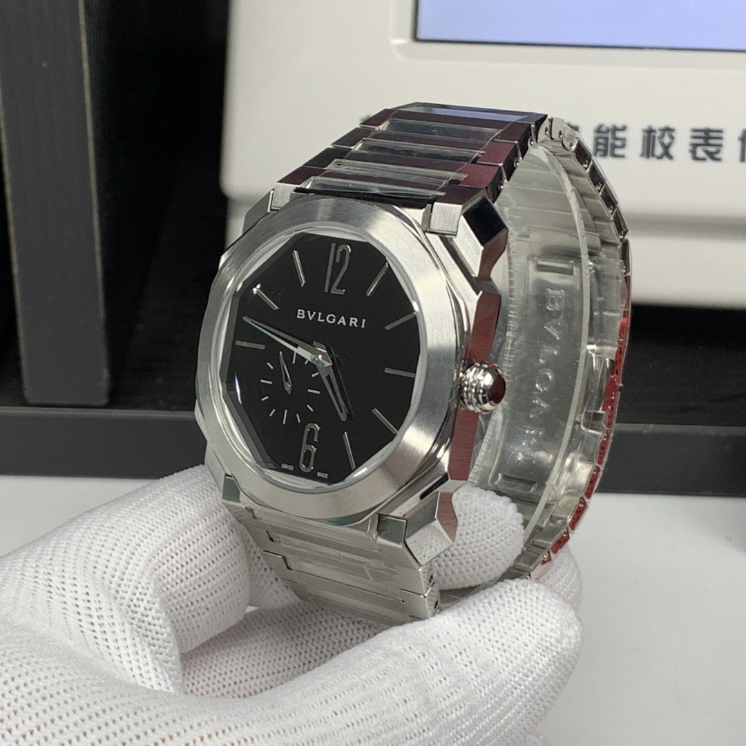 Bvlgari Octo Finissimo 103297 Ultra-Thin Automatic - 110-Facet Titanium, Swiss Made 2025 Luxury Men's Watch