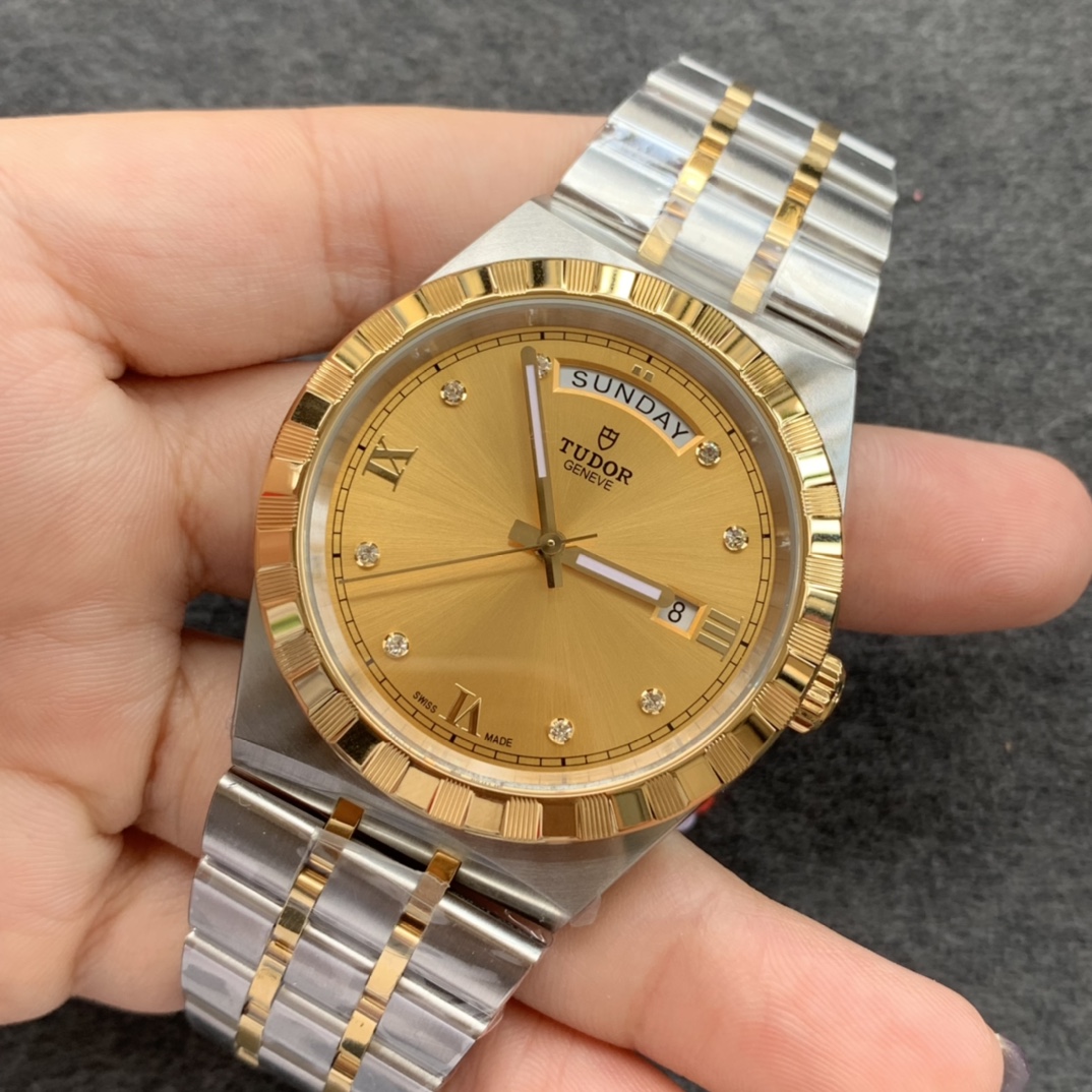 Tudor Royal 41mm Men's Watch - Swiss Automatic Silver Dial | Free Global Shipping