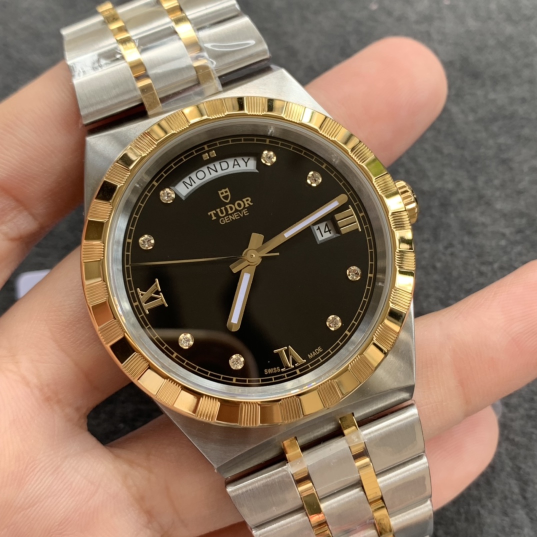 Tudor Royal 41mm Men's Watch - Swiss Automatic Date Silver Dial | Free Global Shipping