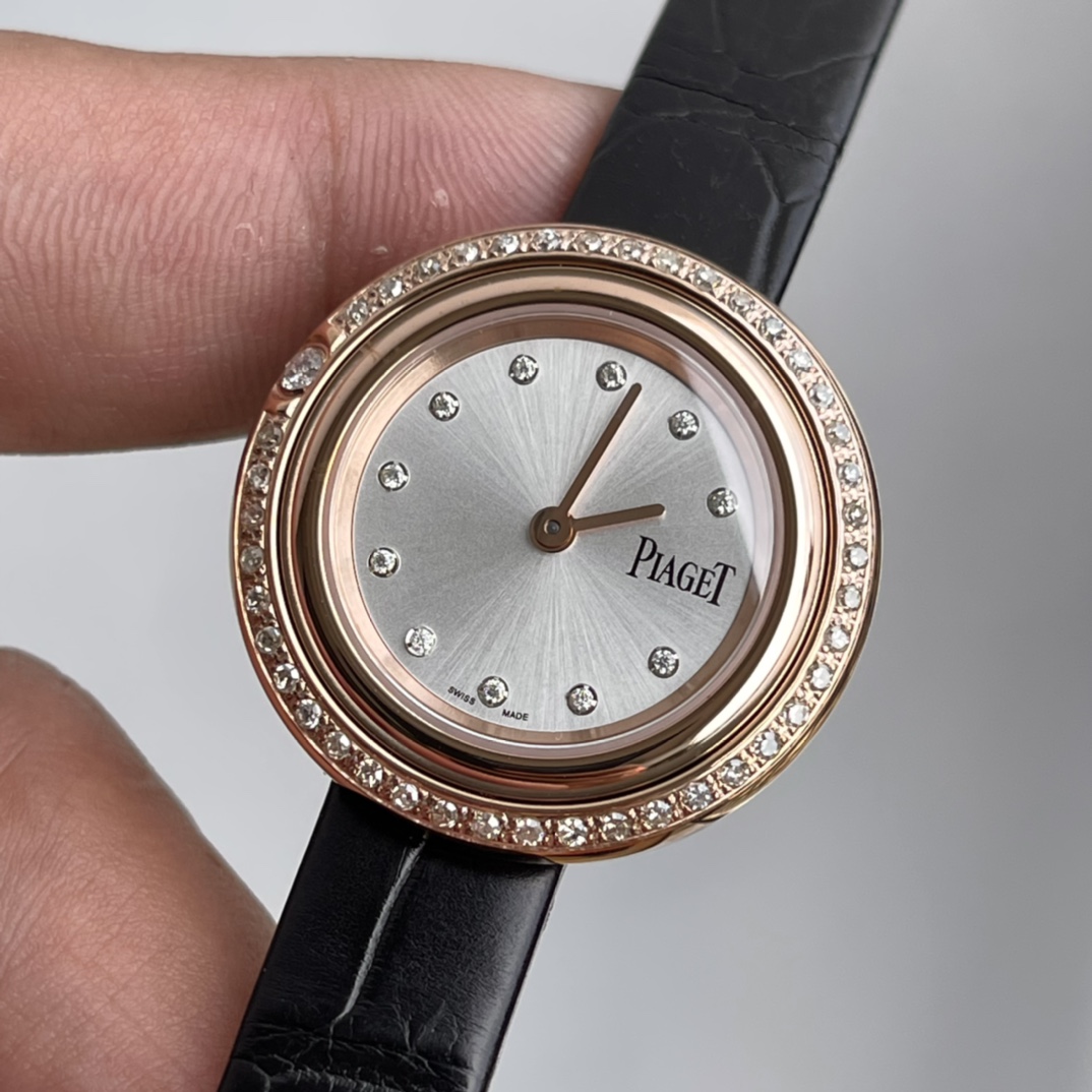 Play of Light: Piaget Happy Diamonds Floating Gemstones Watch - 18K White Gold & Diamond Bezel