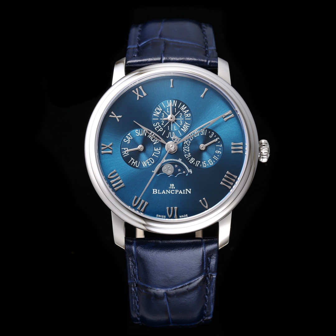 Limited Edition Blancpain Classique 6656 Stainless Steel Watch | Swiss Made Moonphase Masterpiece