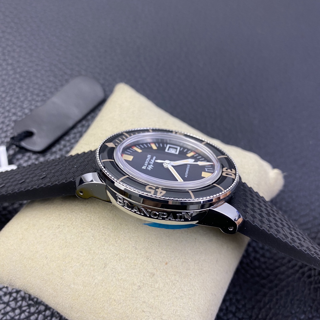 Blancpain Fifty Fathoms 5008B-1130-B64A: Military-Grade Titanium Dive Watch with NATO Strap | Father's Day Limited Engraving