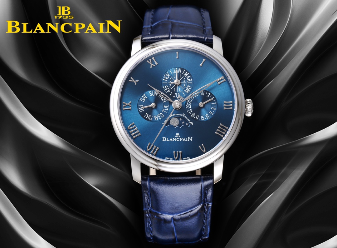 Limited Edition Blancpain Classique 6656 Stainless Steel Watch | Swiss Made Moonphase Masterpiece
