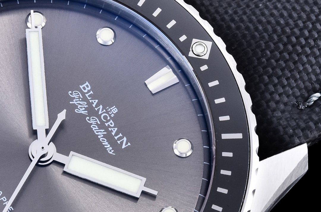 Blancpain Fifty Fathoms Stainless Steel Men's Dive Watch - 43.6mm, 300m Water Resistant, Automatic
