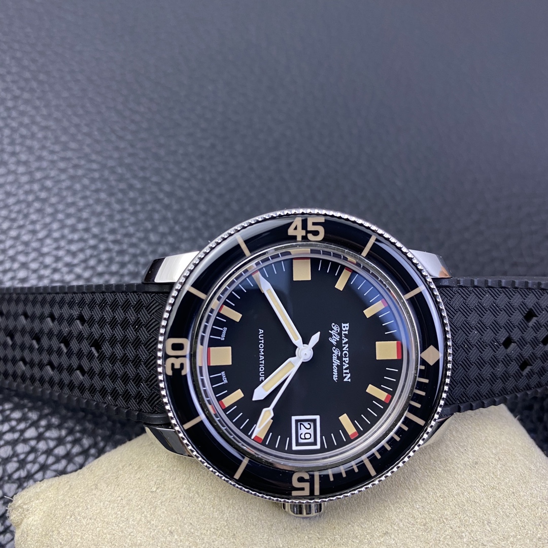 Blancpain Fifty Fathoms 5008B-1130-B64A: Military-Grade Titanium Dive Watch with NATO Strap | Father's Day Limited Engraving