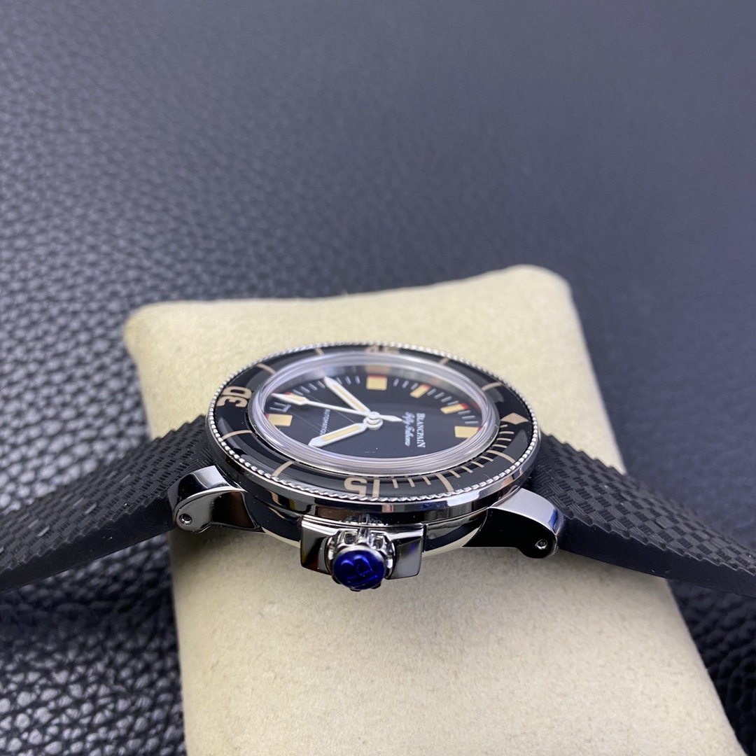 Blancpain Fifty Fathoms 5008B-1130-B64A: Military-Grade Titanium Dive Watch with NATO Strap | Father's Day Limited Engraving