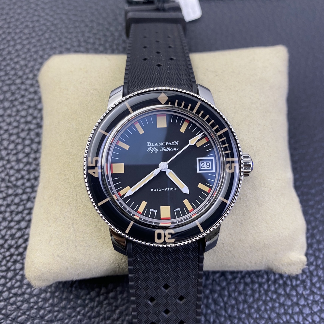 Blancpain Fifty Fathoms 5008B-1130-B64A: Military-Grade Titanium Dive Watch with NATO Strap | Father's Day Limited Engraving