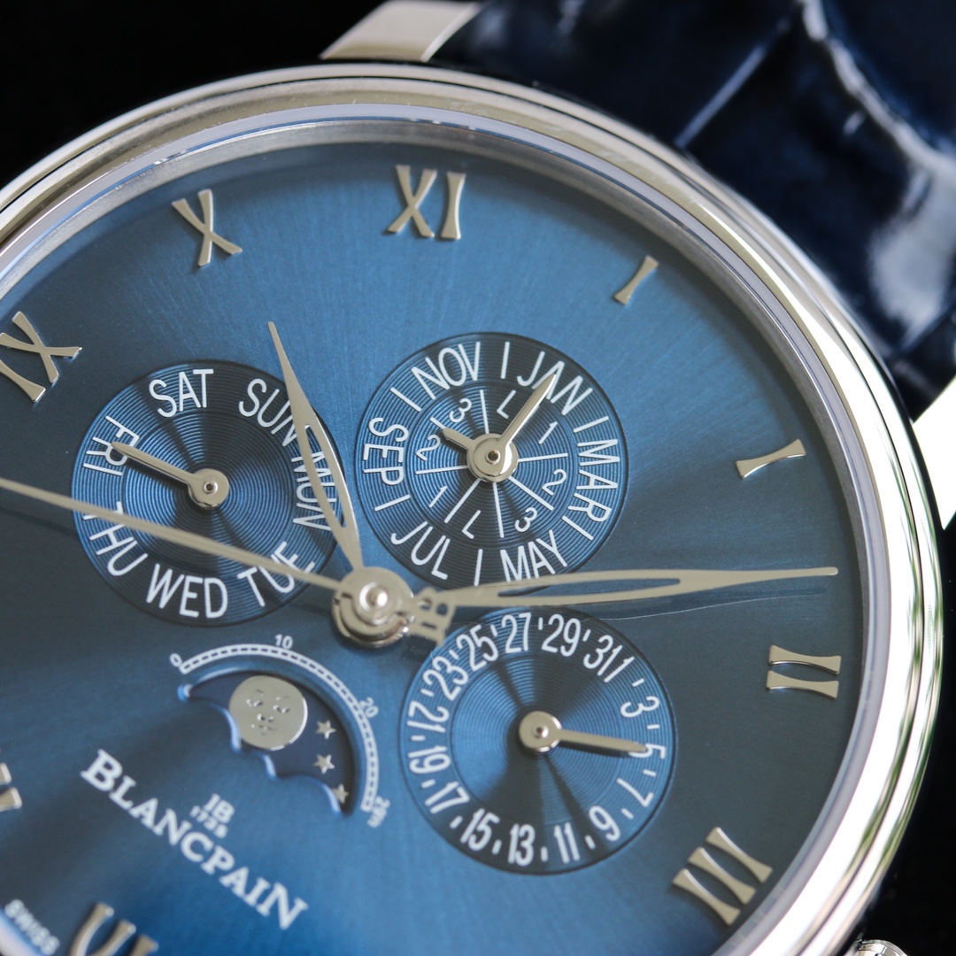 Limited Edition Blancpain Classique 6656 Stainless Steel Watch | Swiss Made Moonphase Masterpiece