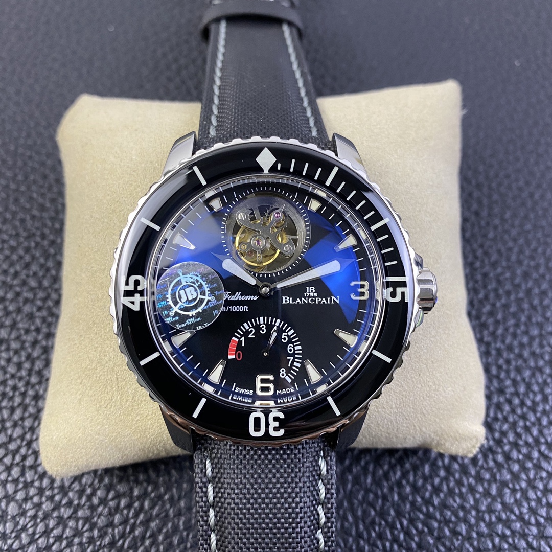 Blancpain Fifty Fathoms 5025-1530-52B 1-Minute Flying Tourbillon | Platinum Case, 5-Day Power Reserve