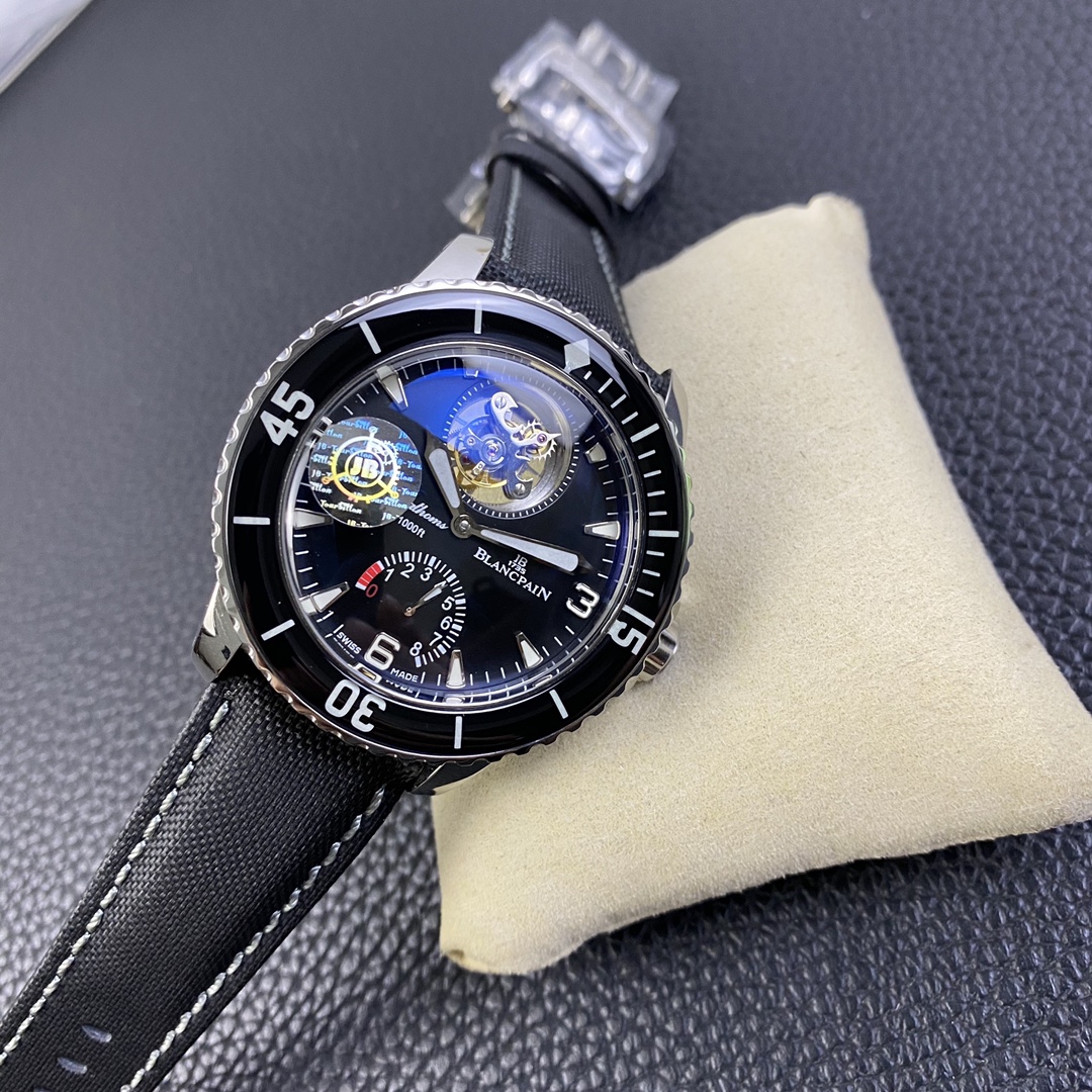 Blancpain Fifty Fathoms 5025-1530-52B 1-Minute Flying Tourbillon | Platinum Case, 5-Day Power Reserve